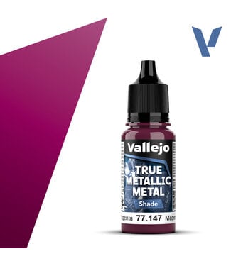 Vallejo True Metallic Metal True Metallic Metal Shade Crimson Magenta 18ml