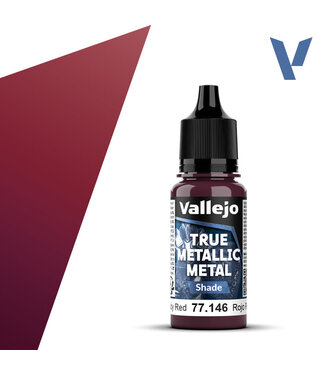 Vallejo True Metallic Metal True Metallic Metal Shade Ruby Red 18ml