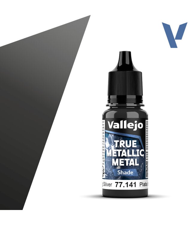 Vallejo True Metallic Metal True Metallic Metal Shade Sterling Silver 18ml