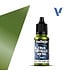 Vallejo True Metallic Metal True Metallic Metal Base Amber Green 18ml