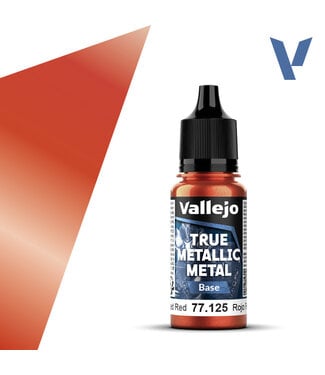 Vallejo True Metallic Metal True Metallic Metal Base Forged Red 18ml