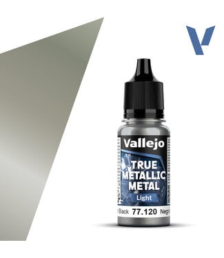 Vallejo True Metallic Metal True Metallic Metal Light Obsidian Black 18ml