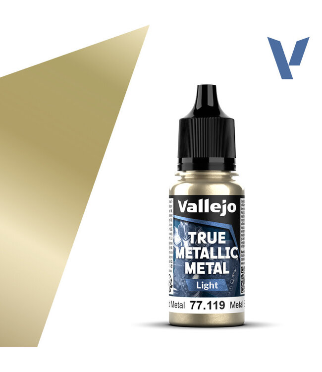 Vallejo True Metallic Metal True Metallic Metal Light Aged Metal 18ml