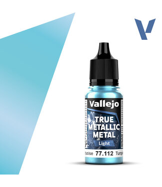 Vallejo True Metallic Metal True Metallic Metal Light Hydra Turquoise 18ml