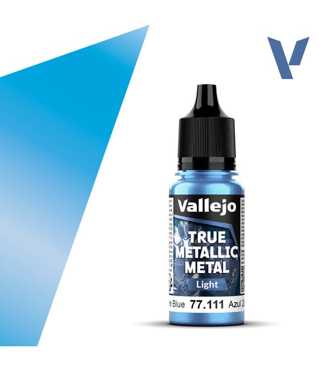 Vallejo True Metallic Metal True Metallic Metal Light Sapphire Blue 18ml