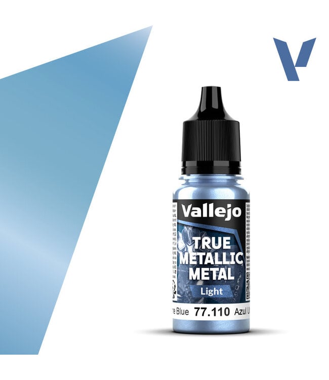 Vallejo True Metallic Metal True Metallic Metal Light Ultramarine Blue 18ml