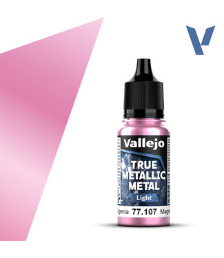 Vallejo True Metallic Metal True Metallic Metal Light Crimson Magenta 18ml