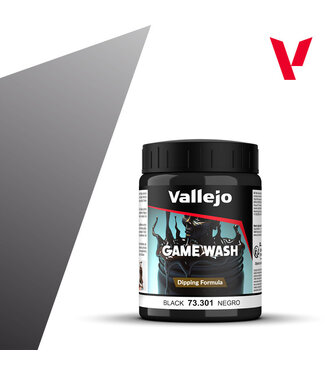 Game Color Vallejo Wash - Black 200 ml