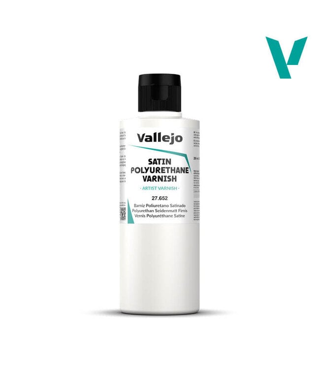 Water and Stone Effects Vallejo Polyurethane - Varnish Satin 200ml