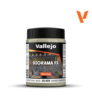 Water and Stone Effects Vallejo Weathering Effects 200ml - Industrial Thick Mud