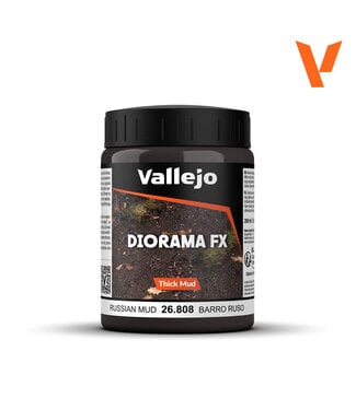 Water and Stone Effects Vallejo Weathering Effects 200ml - Russian Thick Mud