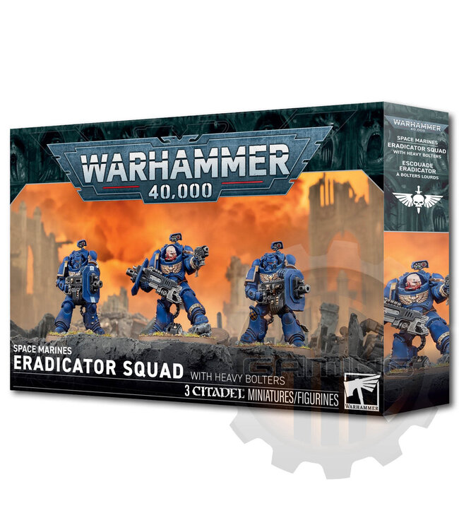 Warhammer 40000 Space Marines: Eradicator Squad With Heavy Bolters