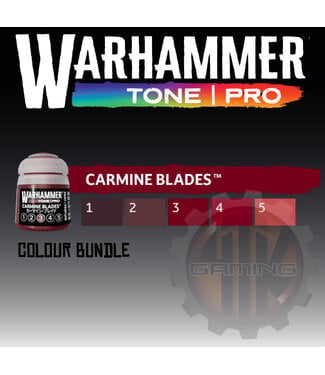 Warhammer Tone Pro Warhammer Pro: Colour Bundle - Carmine Blades