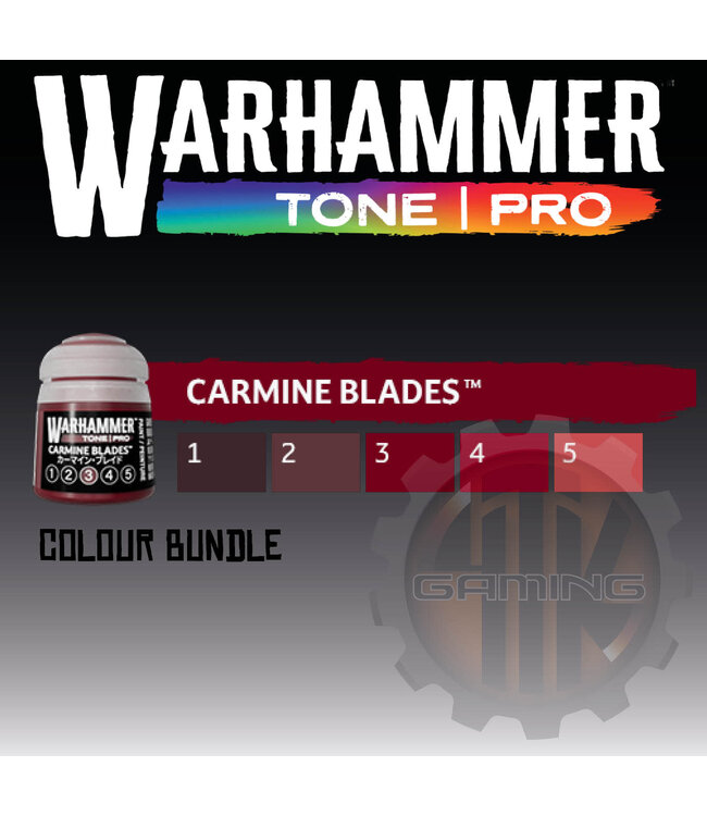 Warhammer Tone Pro Warhammer Pro: Colour Bundle - Carmine Blades