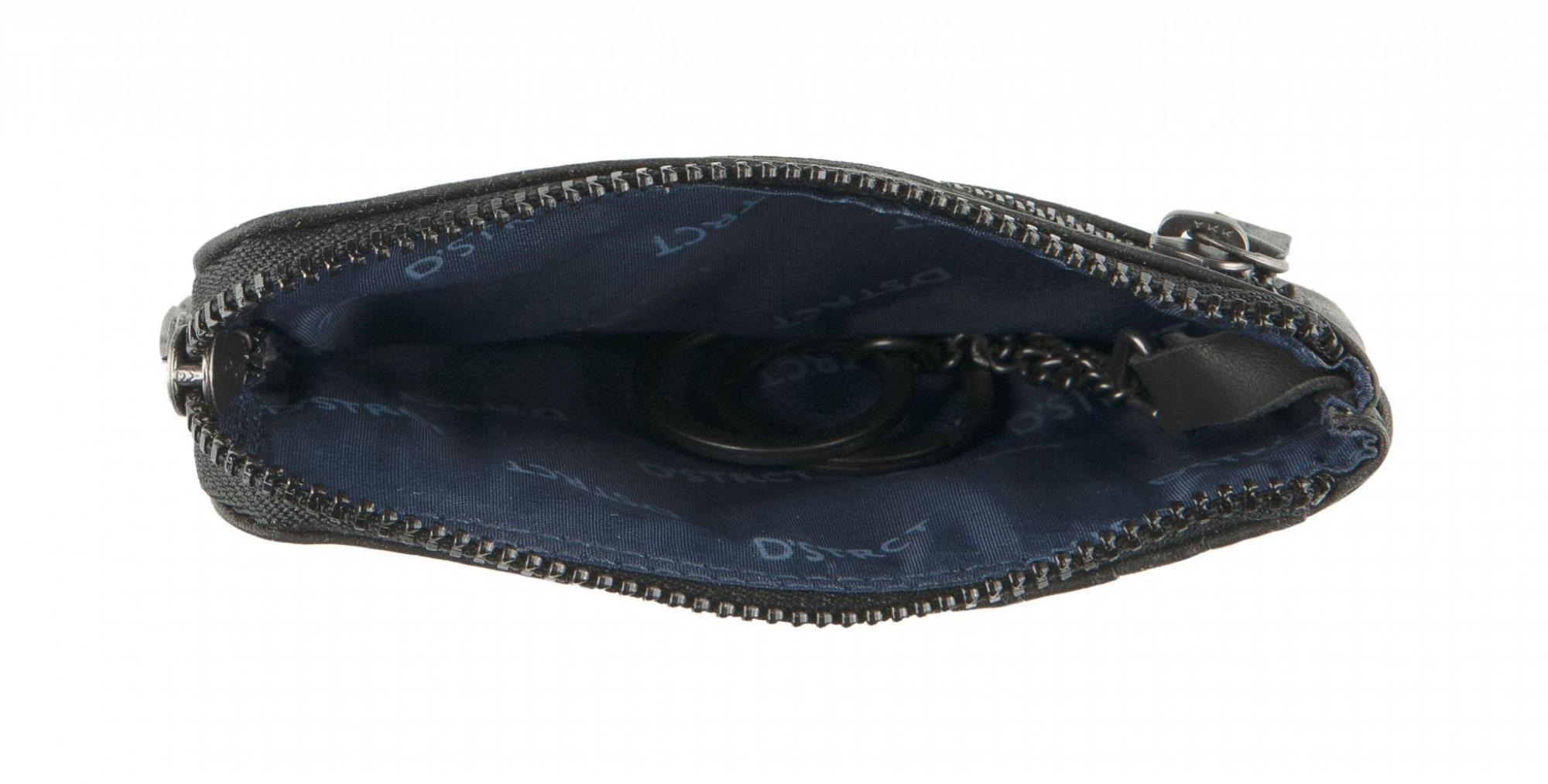 District DSTRCT Wax Lane Portemonnee Keycase cc Holder Black