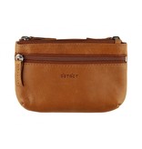 District District Wax Lane Portemonnee Keycase Cognac