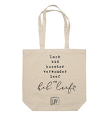 LUV LAB LUV Tas ( Lach, bid, koester, verwonder, leef en heb lief  )