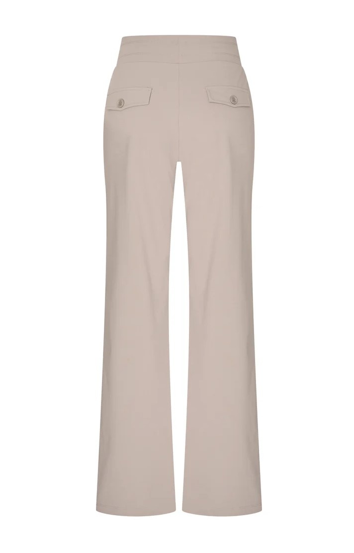 Mi Piace Mi Piace Travel Broek Straight Taupe (XS t/m XXL)