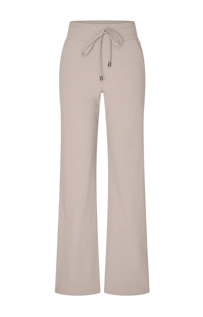Mi Piace Mi Piace Travel Broek Straight Taupe (XS t/m XXL)