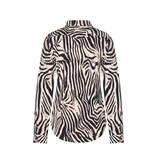 Mi Piace Mi Piace Travel Blouse Zebra Print Black/Kit (XS t/m XXL)