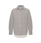 Mi Piace Mi Piace Travel Blouse Oversized Streep Print Dark Blue/Kit (XS t/m XXL)