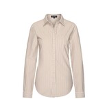 Mi Piace Mi Piace Travel Blouse Streep Print Taupe/Kit (XS t/m XXL)