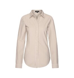 Mi Piace Mi Piace Travel Blouse Streep Print Taupe/Kit (XS t/m XXL)