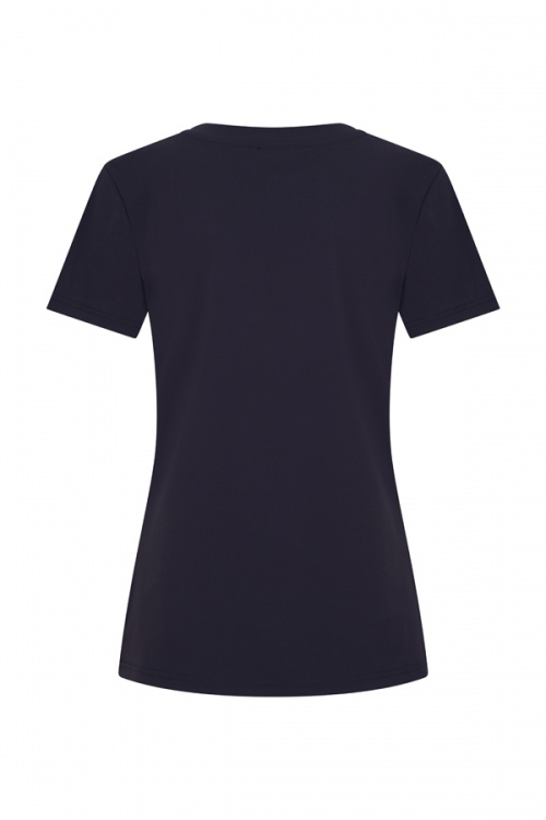 Mi Piace Mi Piace Travel T-shirt V Hals Dark Blue (XS t/m XXL)
