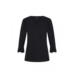 Mi Piace Mi Piace Travel Top 3/4 Mouw Black (XS t/m XXL)