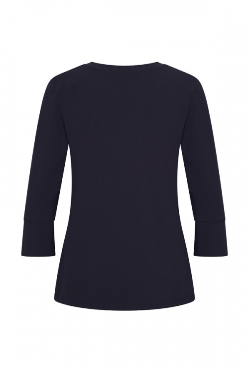 Mi Piace Mi Piace Travel Top 3/4 Mouw Dark Blue (XS t/m XXL)