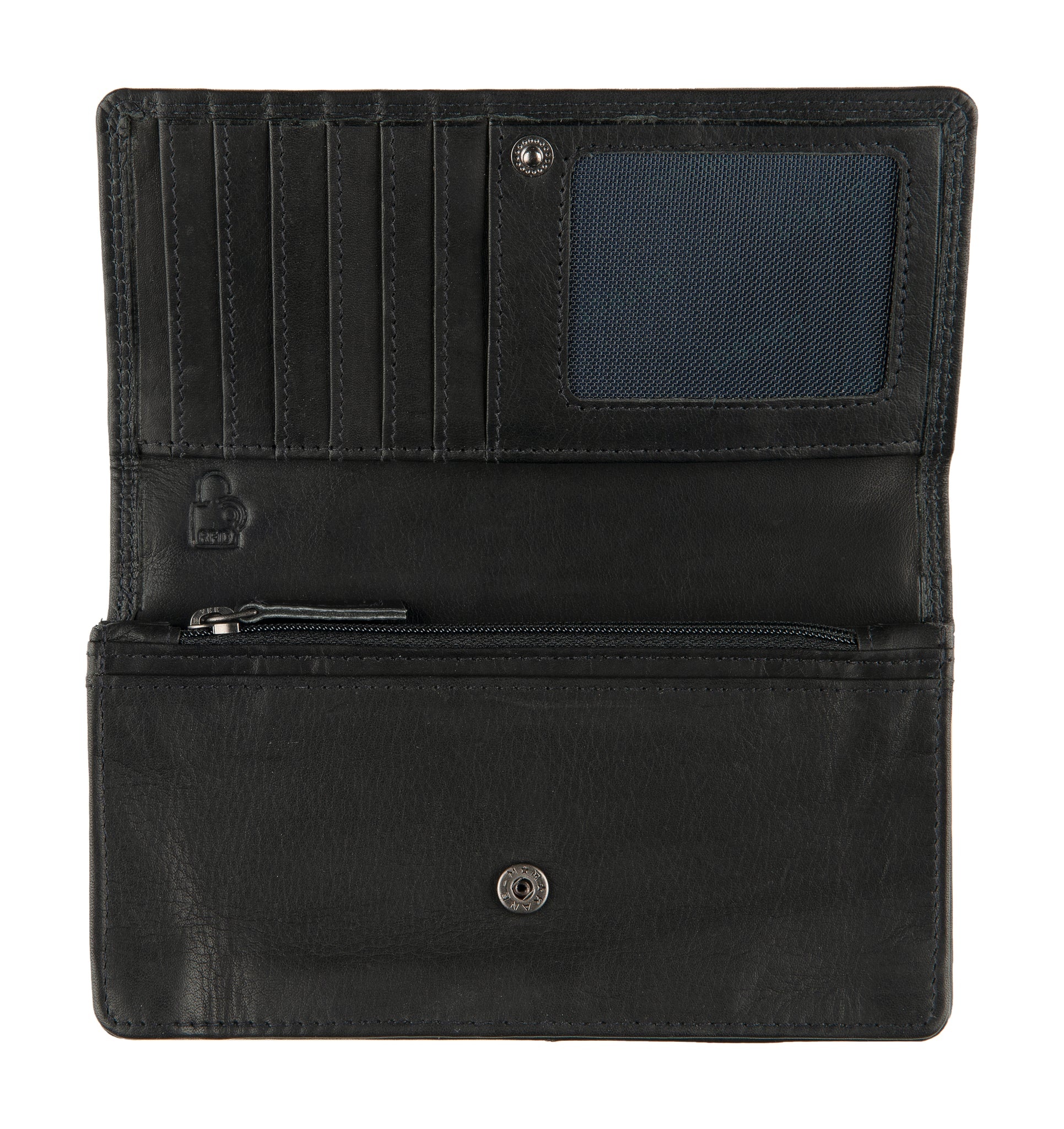 District District Wax lane portemonnee Ladies purse Black