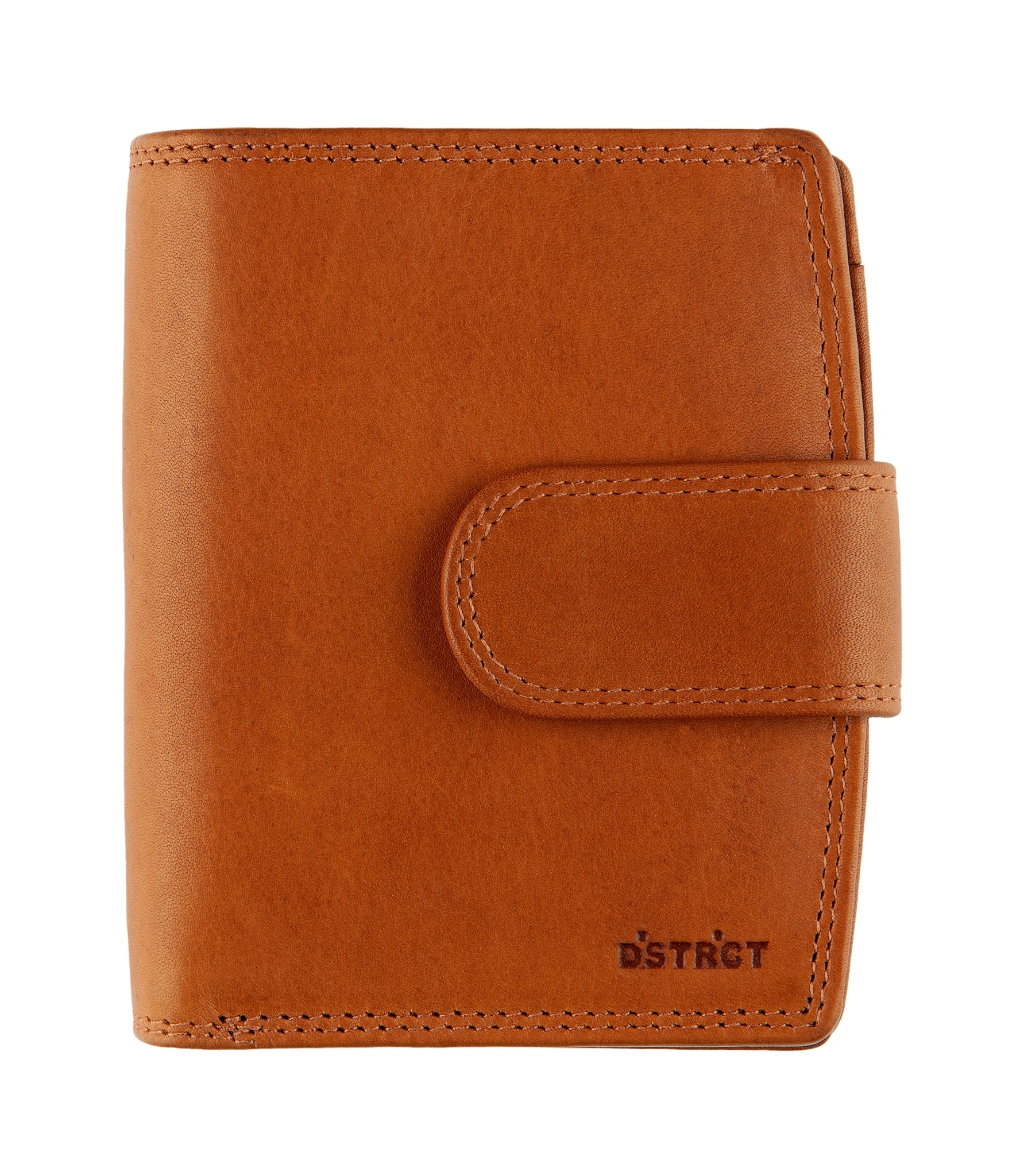 District District Wax lane portemonnee Ladies purse Cognac