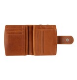 District District Wax lane portemonnee Ladies purse Cognac