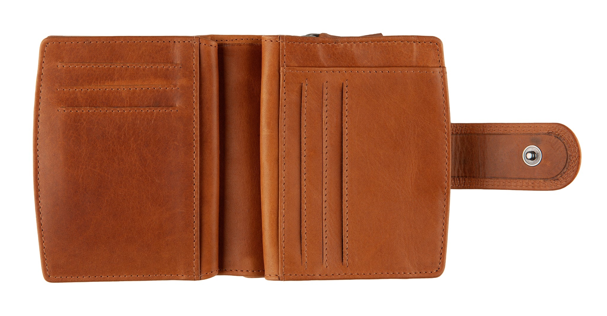 District District Wax lane portemonnee Ladies purse Cognac