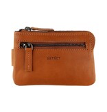 District DSTRCT Wax Lane Portemonnee Keycase cc Holder Cognac
