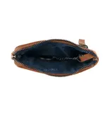 District DSTRCT Wax Lane Portemonnee Keycase cc Holder Cognac