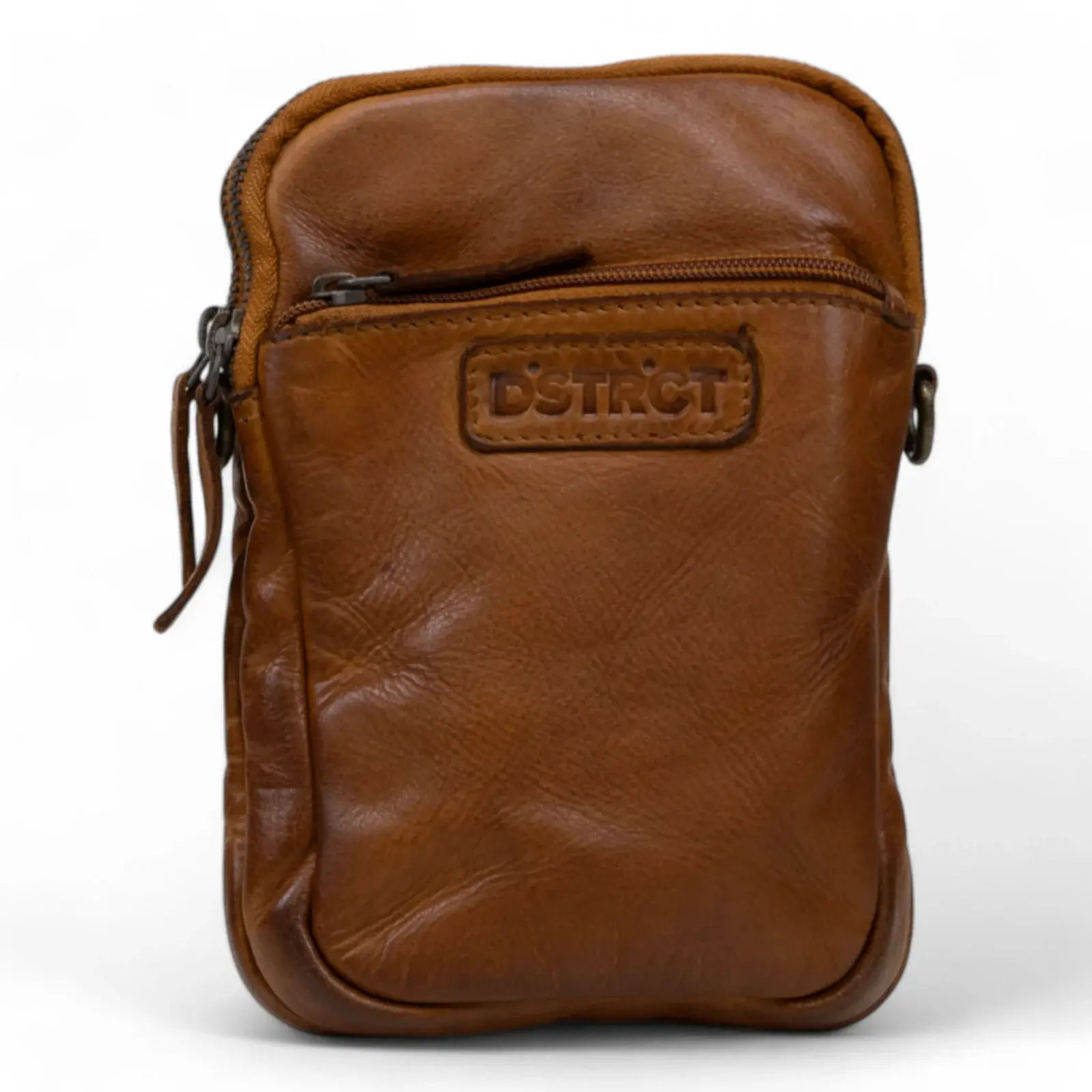 District District Schoudertas Telefoontasje Harrington Road Cognac