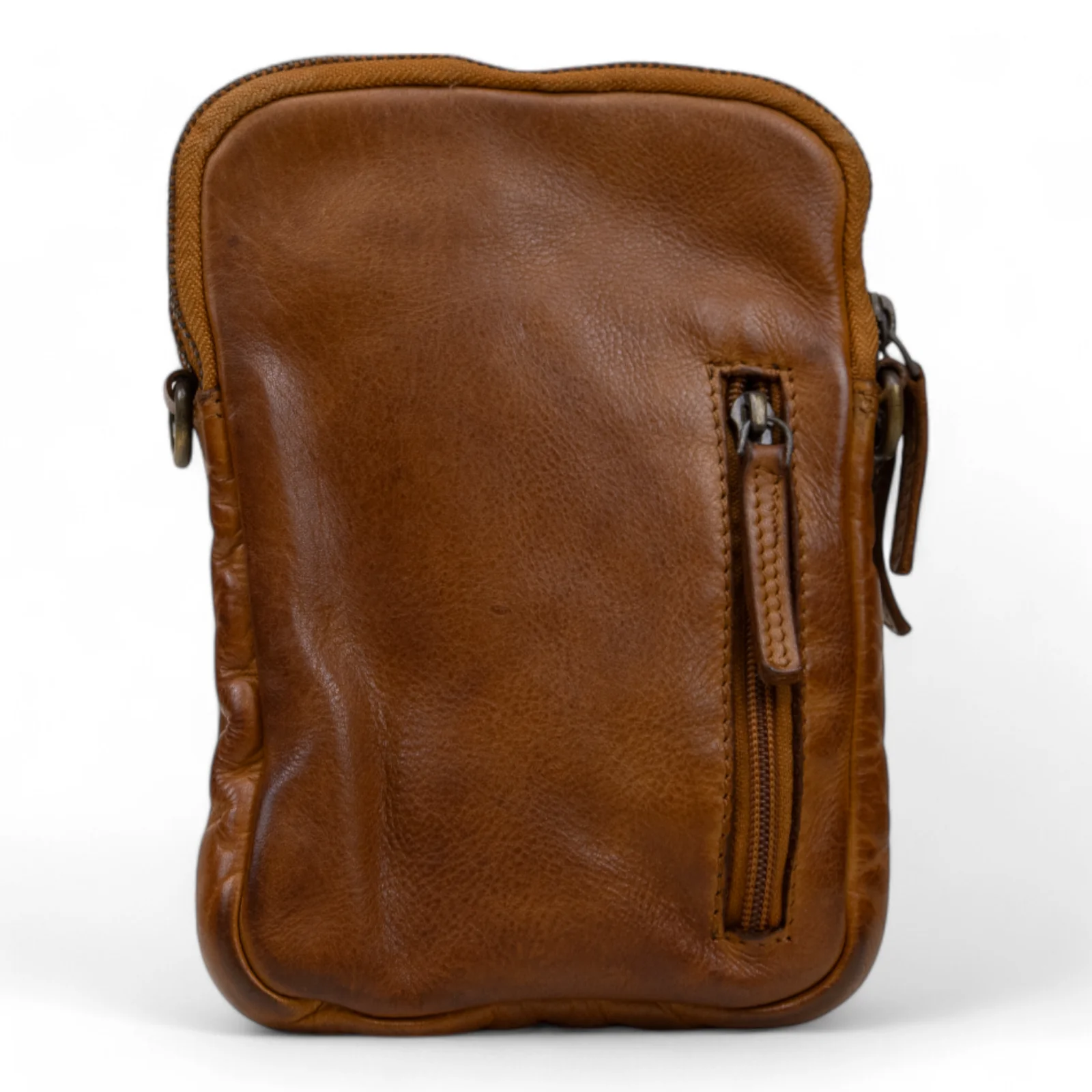 District District Schoudertas Telefoontasje Harrington Road Cognac