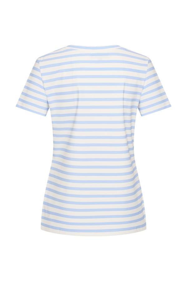 Mi Piace  T-Shirt V-Neck Stripe Lavender (M t/m XL)