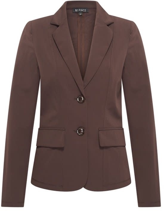 Mi Piace Mi Piace Travel Blazer Espresso  (XS t/m XXL)