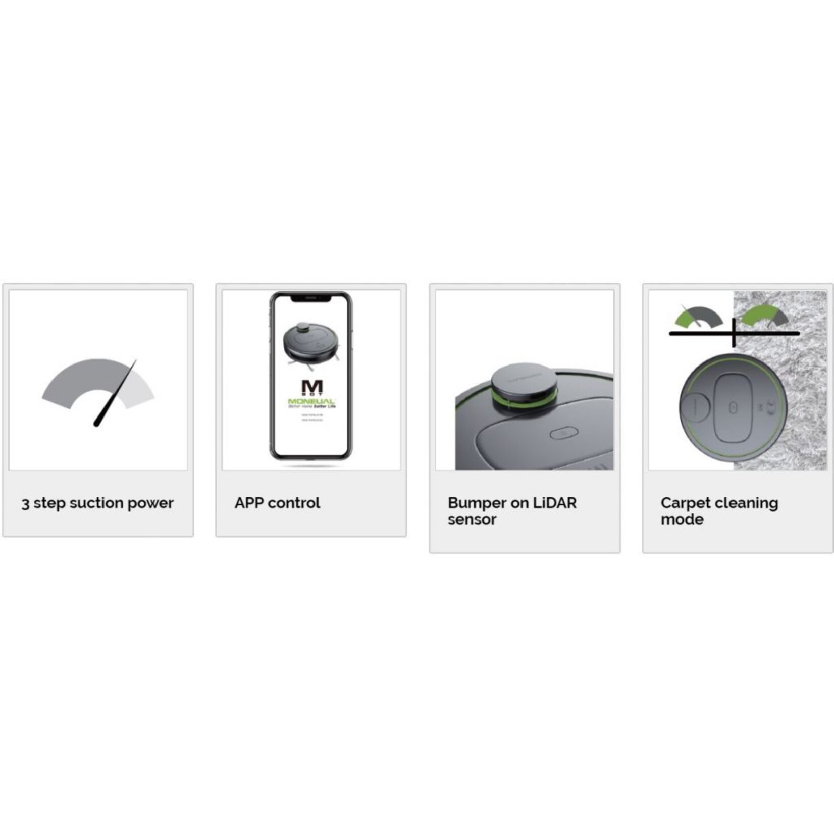 Moneual MBOT 900 ENKEL robotstofzuiger