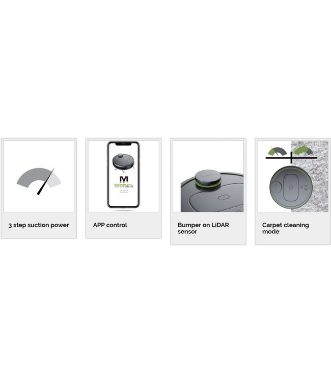 Moneual Moneual MBOT 900 ENKEL robotstofzuiger