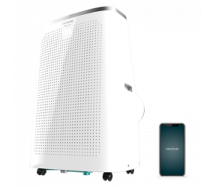 Cecotec Climatiseur portable ForceClima 12750 Cold/&Warm Connected t/él/écommande pompe /à chaleur contr/ôle WiFi 3 vitesses affichage LED 5 modes 1340 W 120000 BTU