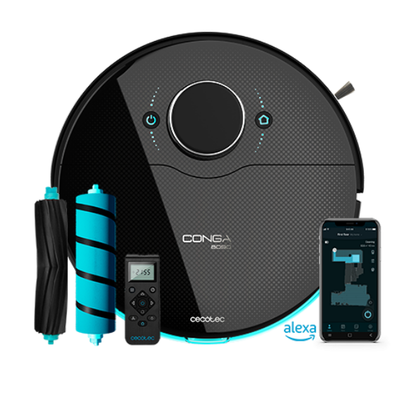 Cecotec Conga 3890 Ultra Vacuum Cleaner Robot Black