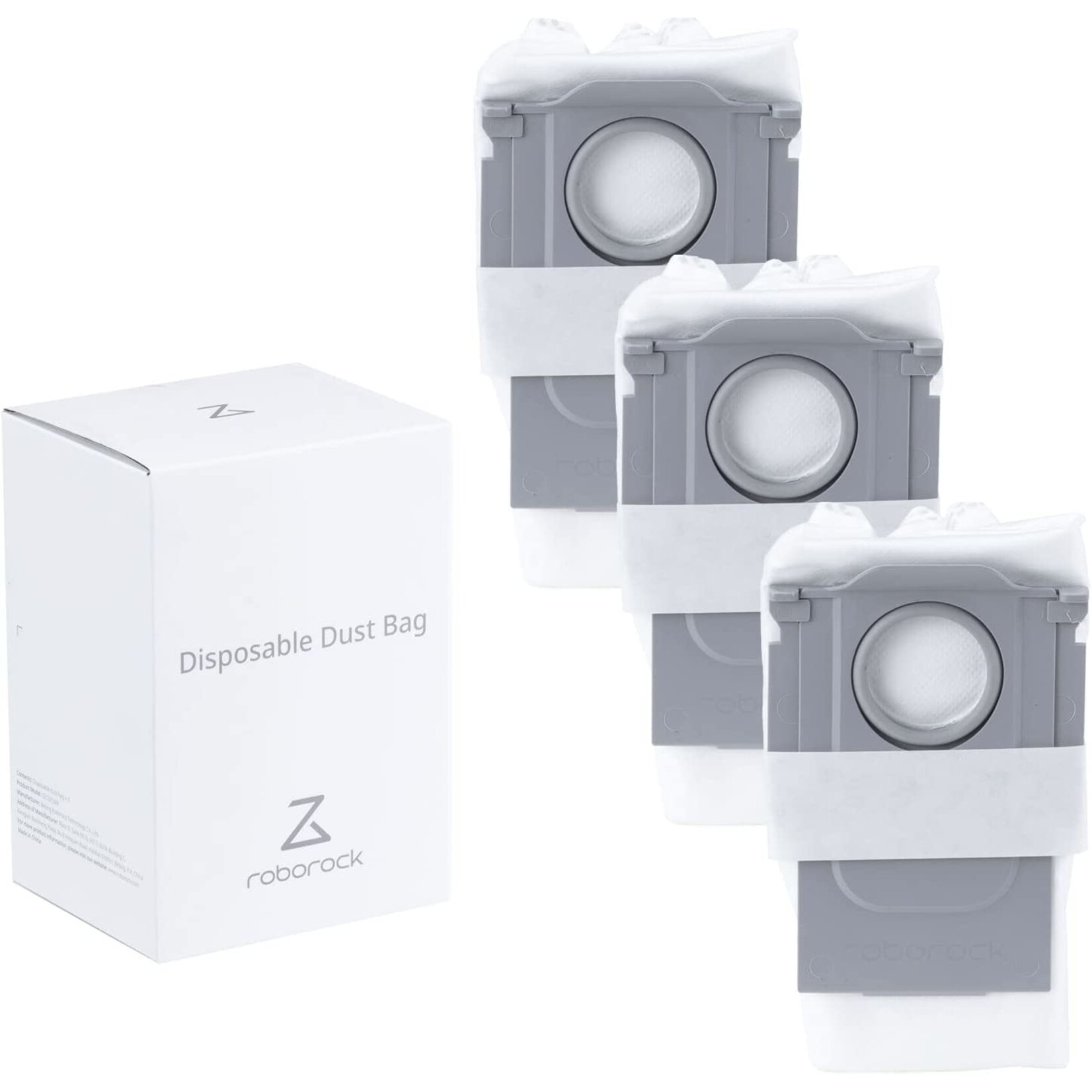 Roborock Roborock stofzakken voor  S8 pro Ultra/ S7 MaxV Ultra / S7 Pro Ultra / Q7+ / Q7 Max+ / Q5+/ T8 afzuigstation