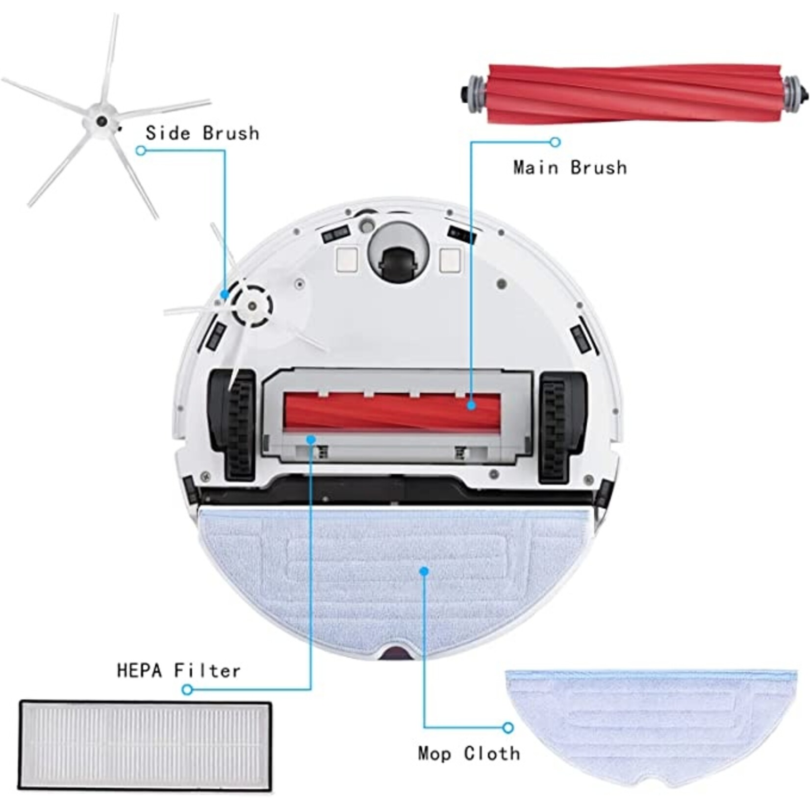 Roborock Roborock S7/Q7 Max/S7Maxv/S7 Maxv Ultra main brush