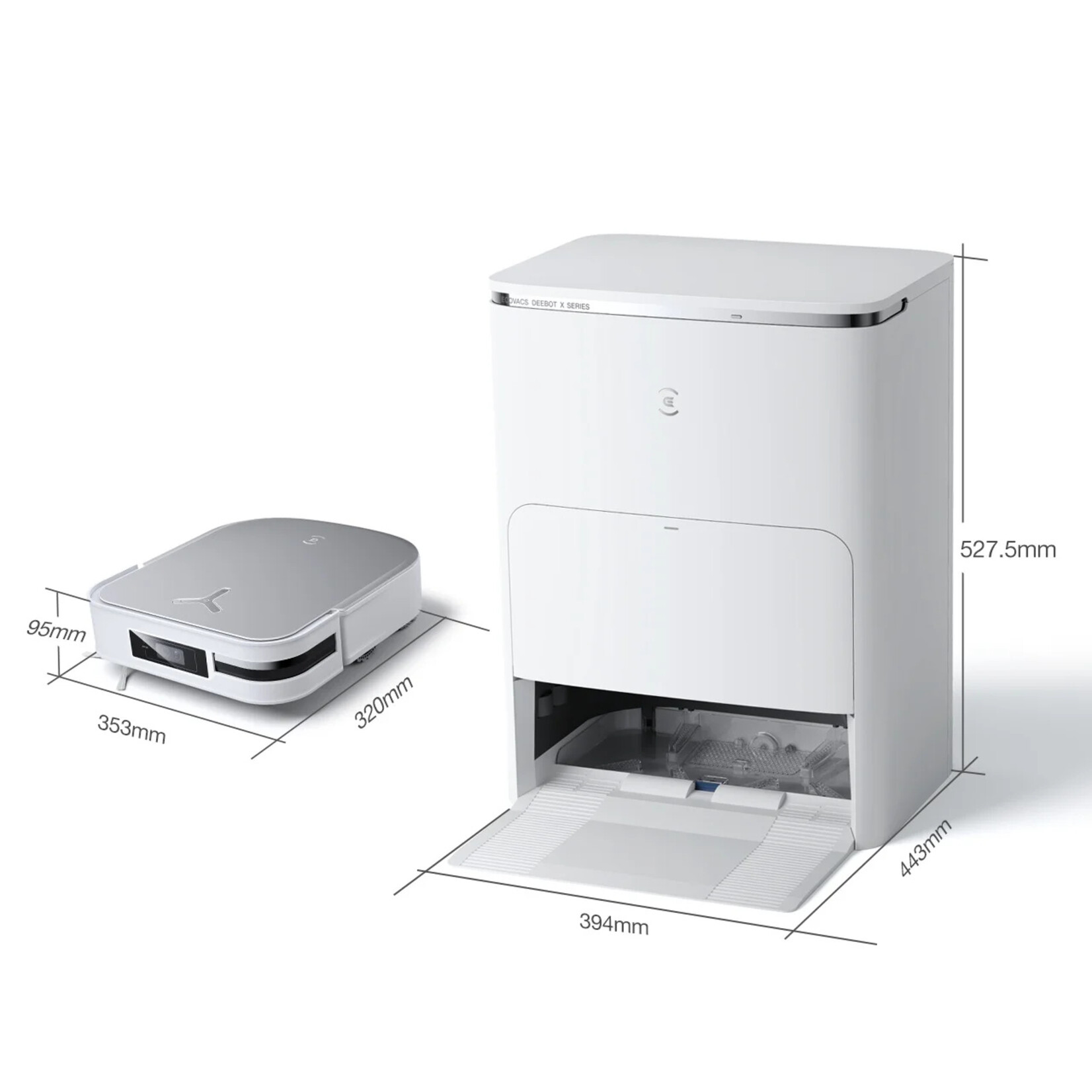 Ecovacs  Ecovacs Deebot X2 Omni  Blanc