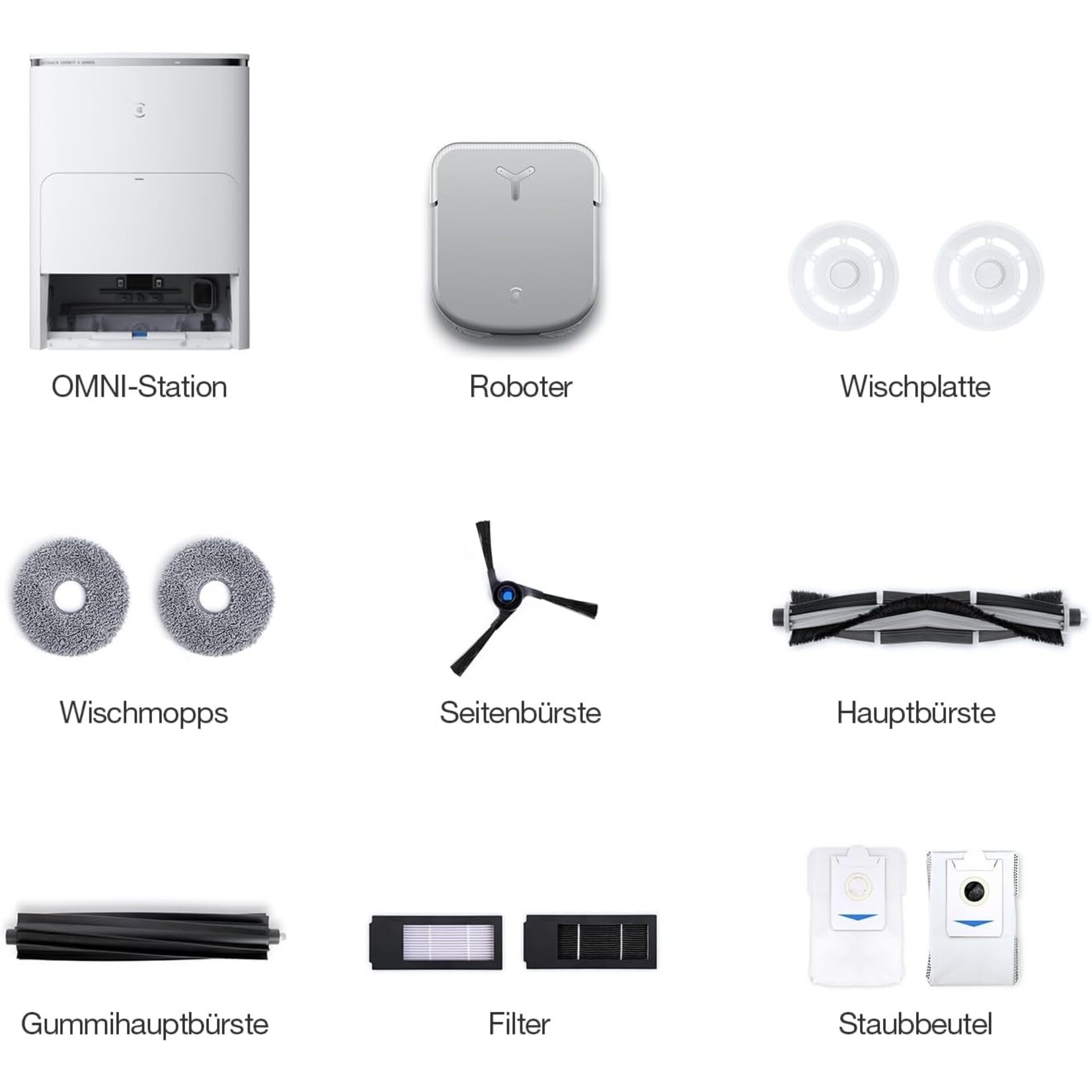 Ecovacs  Ecovacs Deebot X2 Omni  Wit