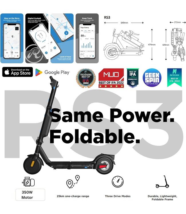 Riley Riley foldable scooter RS3