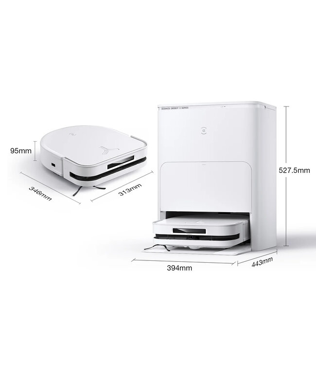 Ecovacs  Ecovacs Deebot X5 combi Blanc